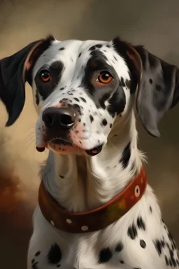 Portrait of spot if he were a real dog