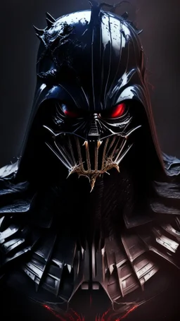 high def image of venom mixed with darth vader