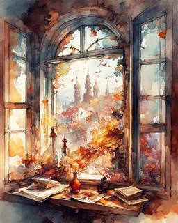 a collection of poems, a window into the world of fairy tales, a set of dreams, a light watercolor sketch, by Leonid Afremov & Benedick Bana & Atelier Olschinsky & Ian McQue