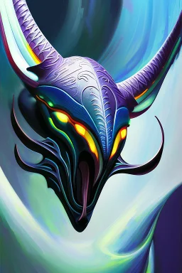 Cetus, hyperdetailed cool colors detailed painting acrylic art oil on canvas futuristic