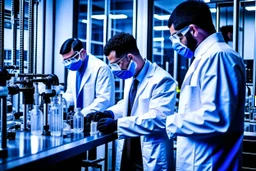 علماء يعملون في المختبرات