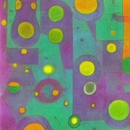 Cosmic Plankton by Paul Klee