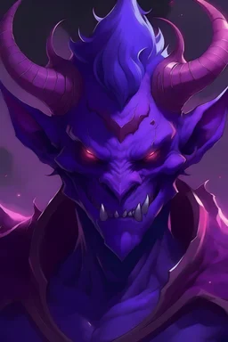 purple demon, anime