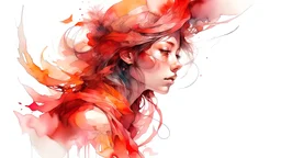 "Spiriling Double exposure red riding hood Digital watercolor Illustration of a summerscape sunset, by JB, Waterhouse, Carne Griffiths, Minjae Lee, Ana Paula Hoppe, Stylized watercolor art, Intricate, Complex contrast, HDR, Sharp, soft Cinematic Volumetric lighting, flowery pastel colours, wide long shot, perfect masterpiece, Screen print, pop art, splash screen art, triadic colors, digital art, 8k resolution trending on Artstation, golden ratio, symmetrical, rule of thirds, geometric bauhaus"