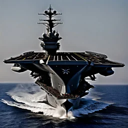 Hexahedral Aircraft Carrier Launching Aircraft