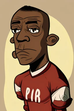 Calvin Phillips English football player ,cartoon 2d