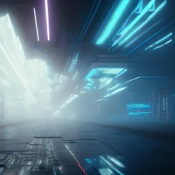 afterlife in the digital void, thriller vibe, 4k, moody cinematic lighting, realistic, highly detailed, blade runner style future Tokyo, blue and purple, highly detailed, conceptual art, volumetric, octane render