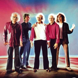 Saturday Night Fever Dream thrash metal album cover featuring Larry David