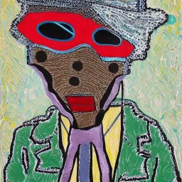 The invisible man by outsider artist