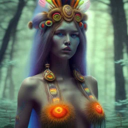 spray painting,maori woman called babina in magical forest, long hair, upper body, bright colours,face, magnificent, majestic, highly intricate gigantic, Realistic photography, incredibly detailed, ultra high resolution, 8k, complex 3d render, cinema 4d, movie poster