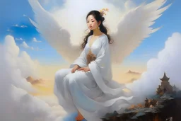 Angelic heaven painted by Cai Jia