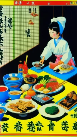 Japanese Food Ad 80s