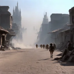 [high res picture fromBlade Runner (1982)] ...in this dust that was a city If I could find a souvenir Just to prove the world was here