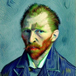 selfportrait painted by van gogh