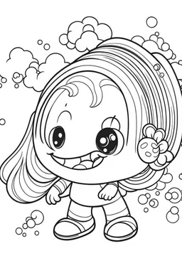 outline art for cute Rainbow coloring pages with sitch, white background, Sketch style, full body, only use outline, toddlers style, clean line art, white background, no shadows and clear and well outlined.