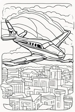 coloring page for kids, FLY, thick outline, low details, no shading, no color