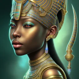 sango fantasy, fantasy magic, intricate, sharp focus, illustration, highly detailed, digital painting, concept art, matte, masterpiece head sexy view black African beauty black afro hair earth lady silver alligator head Egyptian princess pyramid sphinx background