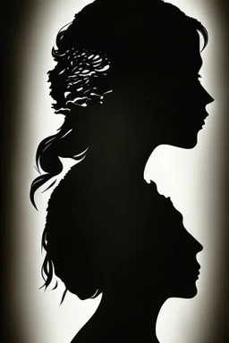silhouette of female