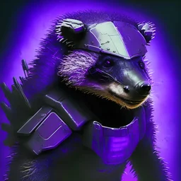 cyber honey badger (purple air)