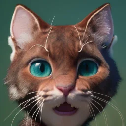 This avatar could have features such as fur, whiskers, and a tail, and might be able to move and express itself through various animations. You might also imagine the avatar with different colors or patterns on its fur, such as blue.