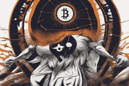 freedom fighter crypto degen bitcoin anarchist rising up