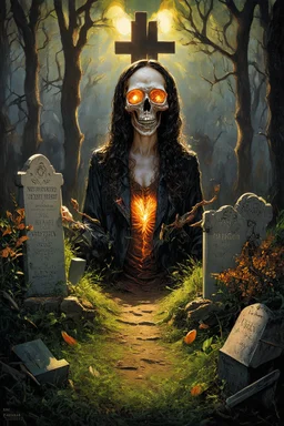 The graveyard of curiosity; Art Informel; Dazzling; Morbid