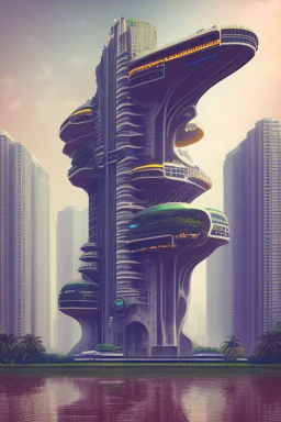 Modern futuristic Mumbai