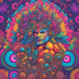 psychedelic steroids: simultaneously hyper masculine and hyper feminine