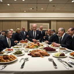 Thanksgiving dinner at CIA Headquarters