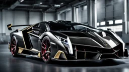 cullinan MANSORY Fused with Lamborghini Veneno, Super Detailed, desktop wallpaper, 4K