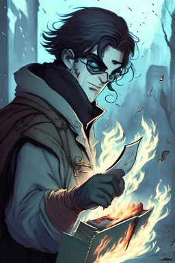 A book burning fanatic that is secretly summoner,