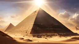 ((Masterpiece:1.3,concept art,best quality)),very cute Egyptian pyramid,macro,sunlight,fantasy,dynamic composition,dramatic lighting,epic realism,award winning illustration