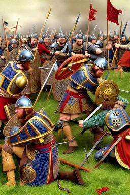 Battle of Hastings 1066 photo realistic