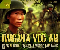 vietnam war. jungle. cd cover. bokeh. lens flare. warm lights. high detailed