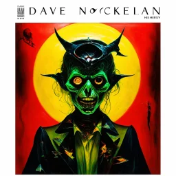 nightmare neon heresy, by Dave McKean, by Graham Sutherland, surreal horror, by Auturo Souto album cover design