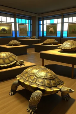 turtle museum 3dmax