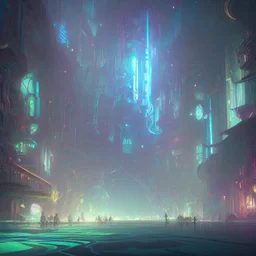 amazing euphoric futuristic Venetian Carnival sci-fi fantasy utopian paradise, Photorealistic beautiful, epic composition, night, dramatic, lights, dark, colourful, cute, Chiaroscuro, magical, caustics, studio ghibli, beautiful lighting, intricate detail, lively, Jordan Grimmer, Atey Ghailan