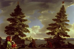 christmas tree by poussin