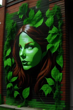 poison ivy street art