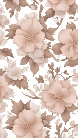 Barbie's outfit: Mocha Floral Crinkle Lace Fabric