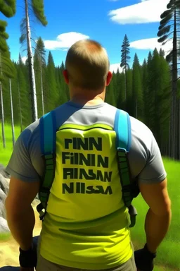 Finnish persons big back