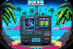 ALBUM COVER - 8BIT IBIZA TECHNO RAVE MACHINE