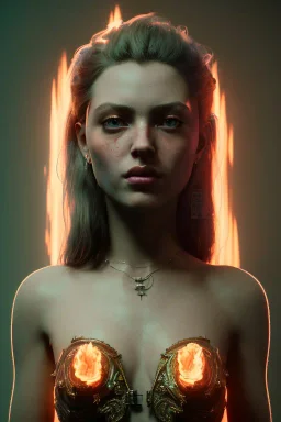 portrait of samantha prince set in fire, cinematic lighting, photorealistic, ornate, intricate, realistic, detailed, volumetric light and shadow, hyper HD, octane render, unreal engine insanely detailed and intricate, hypermaximalist, elegant, ornate, hyper-realistic, super detailed --v 4