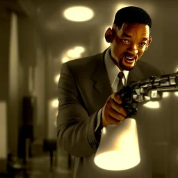 portrait, will smith from 'Men in Black', dynamic lighting, 8k, ultra detailed