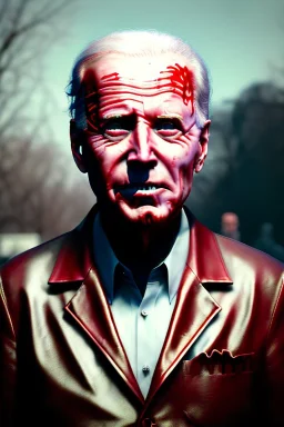 Ultra realistic image, joe biden zombie, zombie performance, blood, torn arm, night, walking twisted, waist up view, walking dead style, dark ambient, highly detailed, White House background, concept art, unreal engine 5, god rays, ray tracing, RTX, lumen lighting, ultra detail, volumetric lighting, 3d, finely drawn, high definition, high resolution.