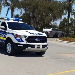 Picture of Ford Police car in Florida