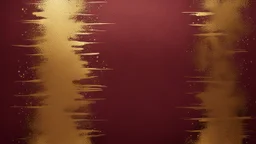 Hyper Realistic Grainy Grungy Metallic-Brush-Strokes-Patterned-Golden Texture on Maroon Background