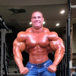 Male, steroid, bodybuilder, super heavy weight, massive, handsome, beautiful, front view, shredded, smile, poser face, handsome, v taper, over developed pecs, rouged, super heavy weight bodybuilder, Mr olympia, go model, male model, twenty-five years old, White man, tight waist