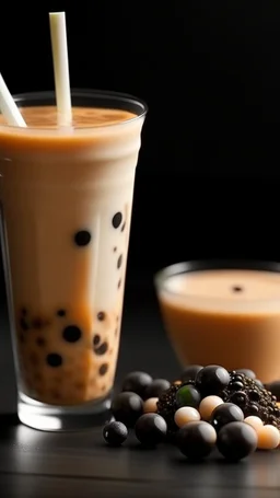 bubble tea with milk