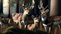 the deceased deer's family stalks company